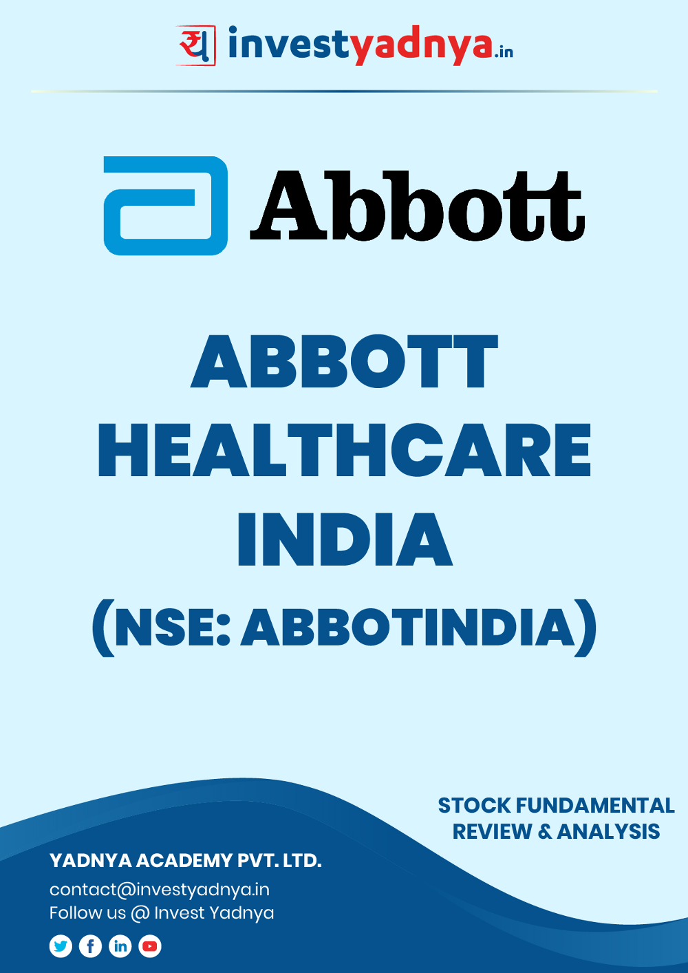 This e-book contains in-depth fundamental analysis of Abbott India considering both Financial and Equity Research Parameters. It reviews the company, industry competitors, governance, financials, and valuations. ✔ Detailed Research ✔ Quality Reports